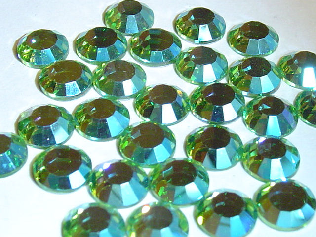 72 pcs. 20ss PERIDOT AB HOTFIX European Rhinestones